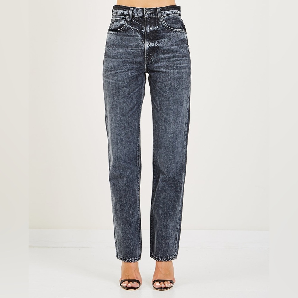 SLVRLAKE London Jean in Black Coal 24
